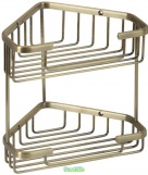Полка-решетка угловая двойная Gifortes Bronzo VR.GFT-9053.BR