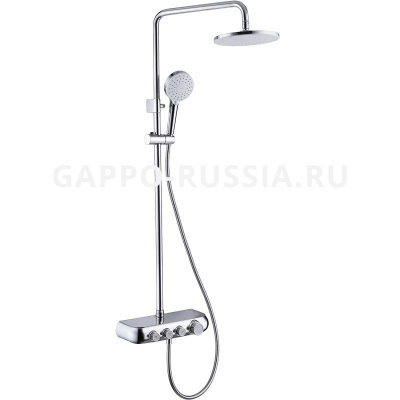 Душевая стойка со смесителем Gappo G2495