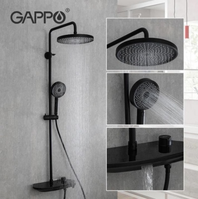 Душевая стойка со смесителем Gappo G2495-86