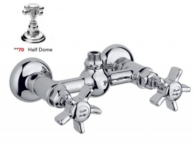 Смеситель для душа, Nicolazzi, Half Dome, цвет-Nickel Satin