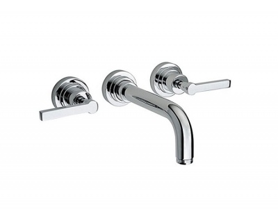 Смеситель для раковины, Nicolazzi, Ceramica Nera, цвет-Nickel Satin