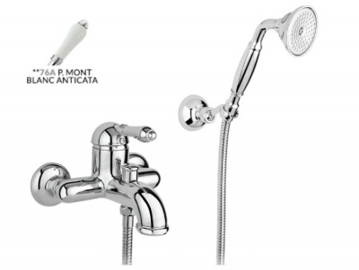 Смеситель для ванны и душа, Nicolazzi, P.M.Blanc A, цвет-Antique Gold Matt