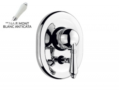 Смеситель для душа, Nicolazzi, P.Mont Blanc Anticata, цвет-Satin Nickel