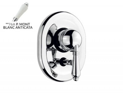 Смеситель для душа, Nicolazzi, P.Mont Blanc Anticata, цвет-Satin Nickel