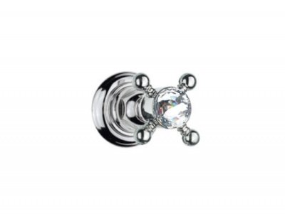 Вентиль, Nicolazzi, Half Dome Crystal, 3/4", цвет-Gold Brass