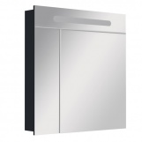 Зеркальный шкаф Victoria Nord Black Edition 80x81см  ZRU9000100
