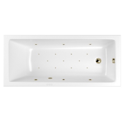 Ванна WHITECROSS Wave Slim 150x70 "RELAX" (бронза)