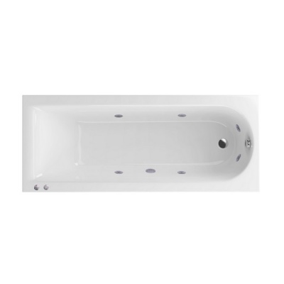 Ванна ACTIMA Aurum Slim 150x70 "HYDRO" (хром)