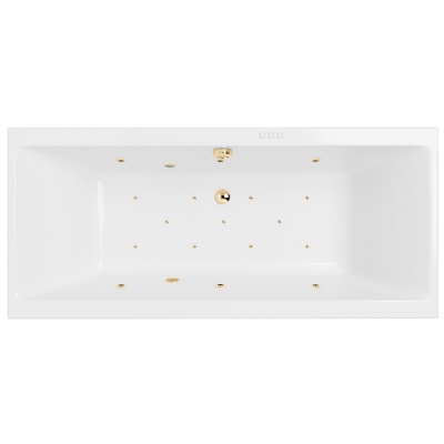Ванна EXCELLENT Pryzmat Slim 170x75 "RELAX" (золото)