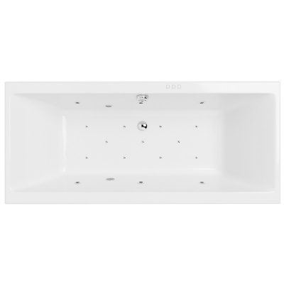 Ванна EXCELLENT Pryzmat Slim 180x80 "RELAX" (хром)
