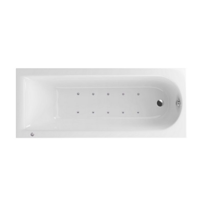 Ванна ACTIMA Aurum Slim 180x80 "AERO" (хром)