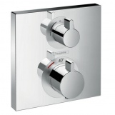 Термостат с запорным/переключающим вентилем Hansgrohe Ecostat Square 15714000