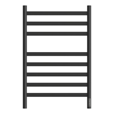 Полотенцесушитель электрический Point Селена PN16858B П8 500x800, диммер справа, Черный