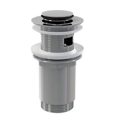Водослив для умывальника click/clack 5/4" A391 с переливом