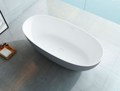 Ванна Solid Surface Vincea VBT-6S01MG, серый/белый матовый 170*75
