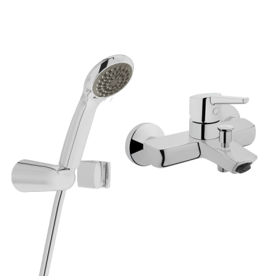 Vitra Stern Сет 2-в-1 (смеситель для ванны + ручной душ)