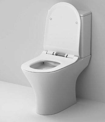 Унитаз напольный AM.PM Sense C748600SC безободковый с сиденьем микролифт, белый