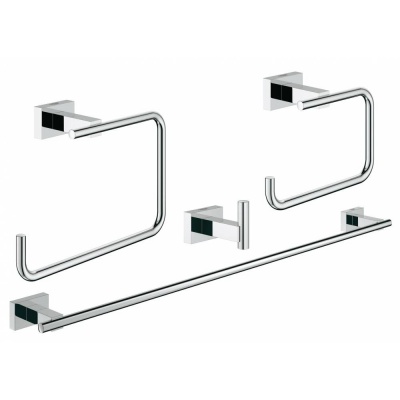 Набор аксессуаров GROHE Essentials Cube (4 предмета), хром 40778001