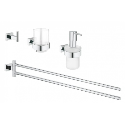 Набор аксессуаров GROHE Essentials Cube (4 в 1), хром 40847001