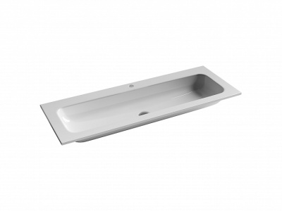 Ceramicanova Умывальник мебельный Element 1210*457*137мм, с 1 отв. под смеситель, белый