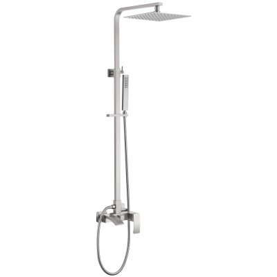Душевая стойка ABBER Wasserfall AF8616SPL с изливом, сатин