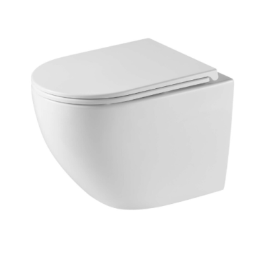 Унитаз подвесной Grossman GR-4411SQ (520х360х375) безободковый, торнадо