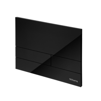 Панель смыва TECEspring square, сатин черный S240852