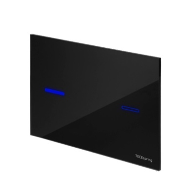 Панель смыва TECEspring lux, стекло глянцевое черный S249702