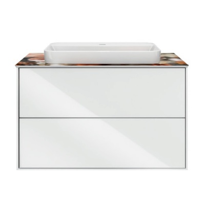 Тумба PLAZA Modern PL.M.80.2\WHT подвесная 80 белый 2 ящика