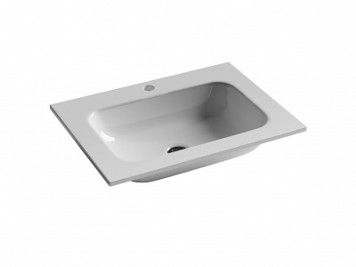 Ceramicanova Умывальник мебельный Grace 610*457*137мм, с отв. под смеситель, белый