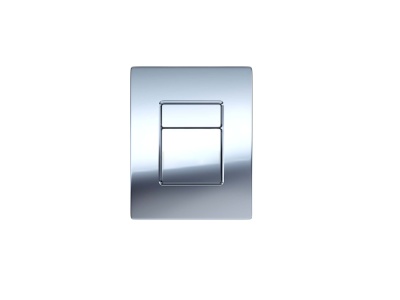 Панель смыва для инсталляции INSP-0000002 Pneumo N, хром (клавиши прямоугольные), пневматическое управление