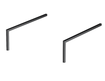 Ножки для тумбы AM.PM Sense M7BLEGSF0150BM черные матовые