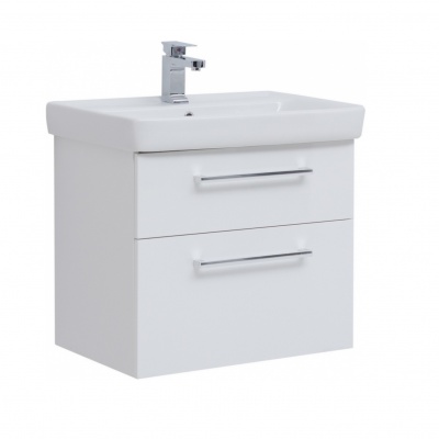 Тумба под раковину Dreja Q Max 80 (белый глянец) 77.0007W