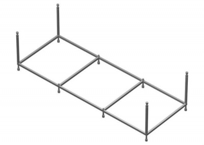 W30A-170-075W-R Sensation, каркас для ванны акриловой A0 170х75 см