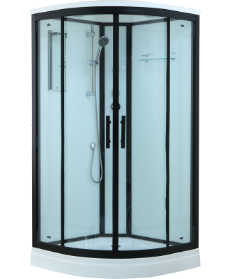 Timo Standart T-6609 Black душевая кабина (90*90*220), шт