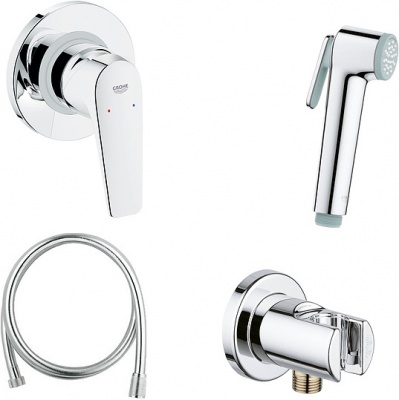 Смеситель с гигиеническим душем Grohe BauFlow 124900