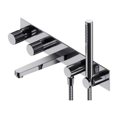 Смеситель для ванны на 5 отверстий скрытого монтажа OMNIRES CONTOUR CT8037/1CR (хром)