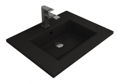 Раковина Bocchi Milano 1161-004-0126 черная матовая 61,5x47,5x15
