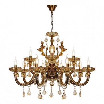 Подвесная люстра iLamp Asia 81069-8+4 BR