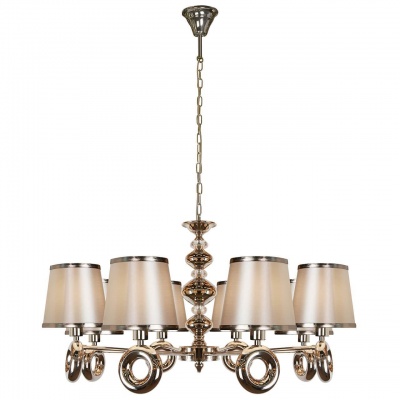 Подвесная люстра iLamp Brooklyn P2401-8 Nickel