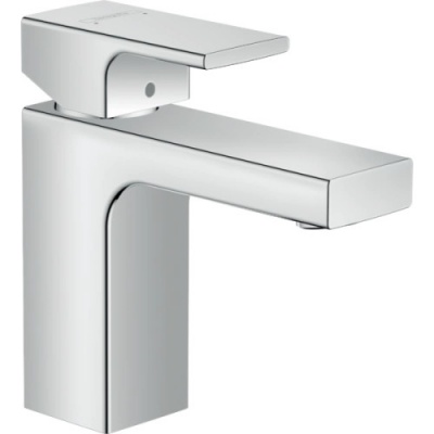 Смеситель для раковины без сливного набора Hansgrohe Vernis Shape 100 71569000 хром