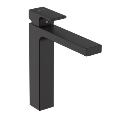 Смеситель для раковины 230, без сливной гарнитуры Vernis Shape Hansgrohe 71591670, матовый черный