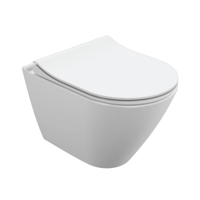 Подвесной унитаз CITY OVAL Clean On DPL EO slim