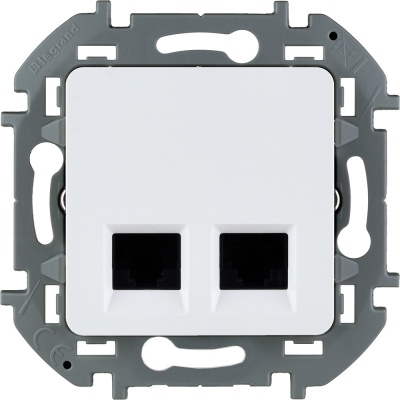 Информационная розетка RJ 45 - категория 6 - UTP - INSPIRIA - белый