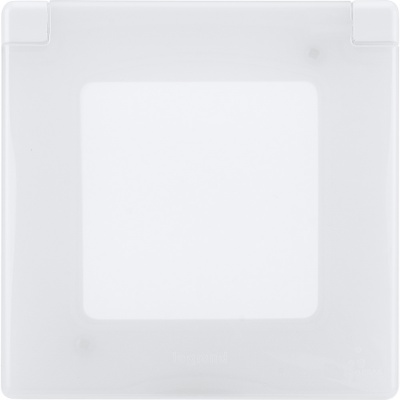 Рамка с защитной крышкой IP44 IK 07 Legrand Inspiria для скрытого монтажа 1 механизма Legrand Inspiria, степень пылевлагозащиты IP44, степень ударопрочности IK07, цвет "Белый"