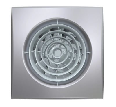 Вытяжка для ванной диаметр 100 мм DiCiTi AURA 4C gray metal
