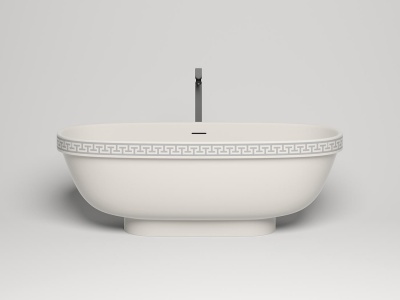 Ванна отдельностоящая NEW 
GRECA
MEANDER
RAL  снаружи S-Stone 1800х800 Матовое