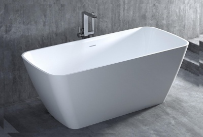 Ванна отдельностоящая AGATHA покраска по RAL  полностью S-Stone 1800х810 Матовое
