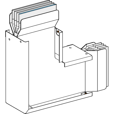 SE Canalis Секция угловая вертикальная (KTA1250LC4B)