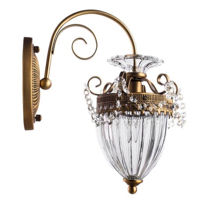Arte Lamp Schelenberg Золото/Прозрачный Бра 40W E14
